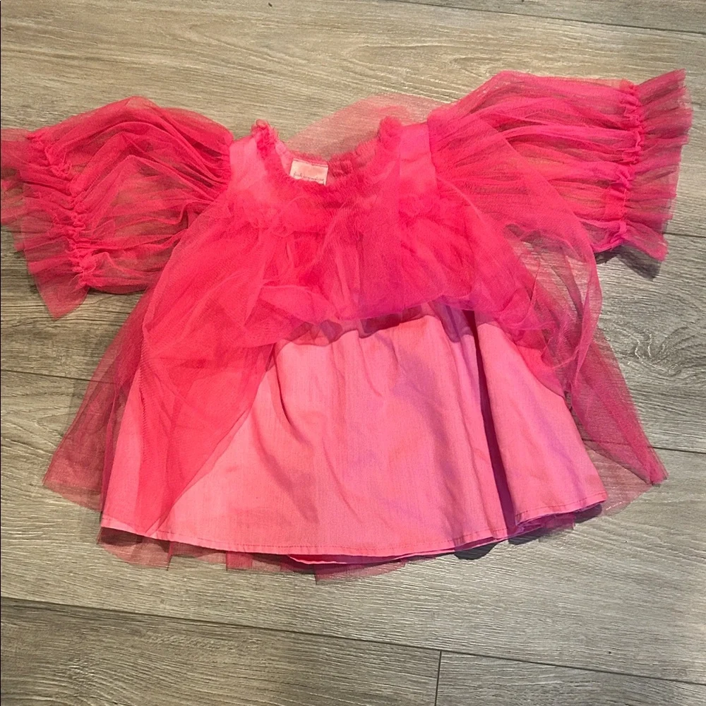 First Impressions Pink Lace/Tulle Dress Size 24 months‎